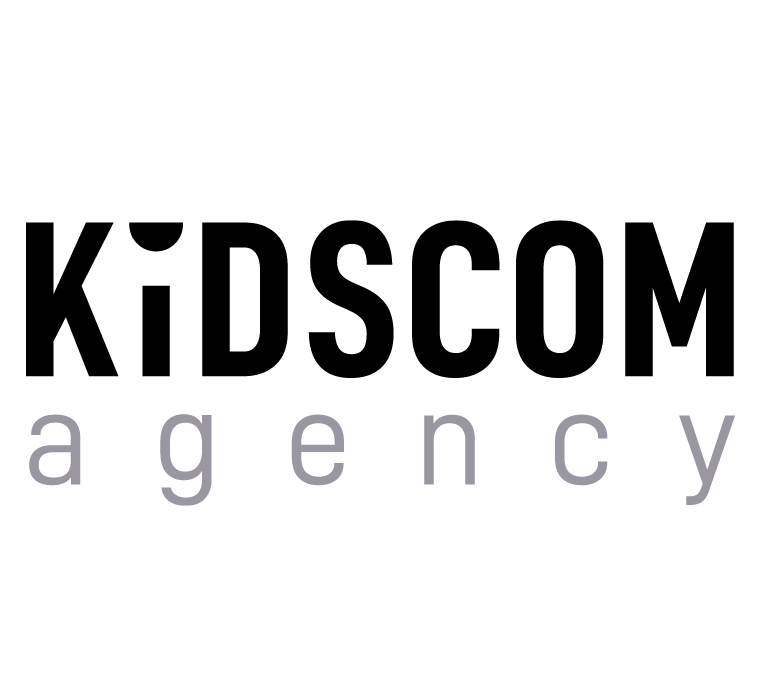 INICIO Logo negro Kidscom Agency